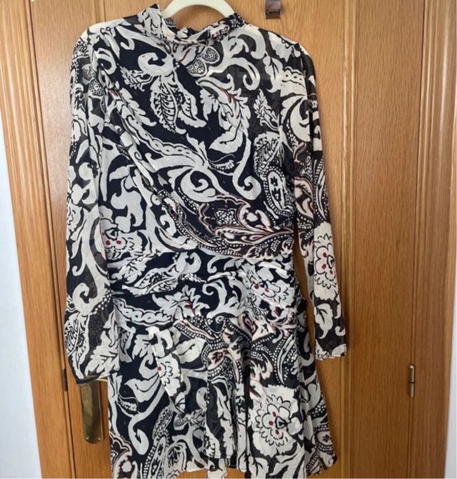 Vestido Zara Estampado Talla XL
