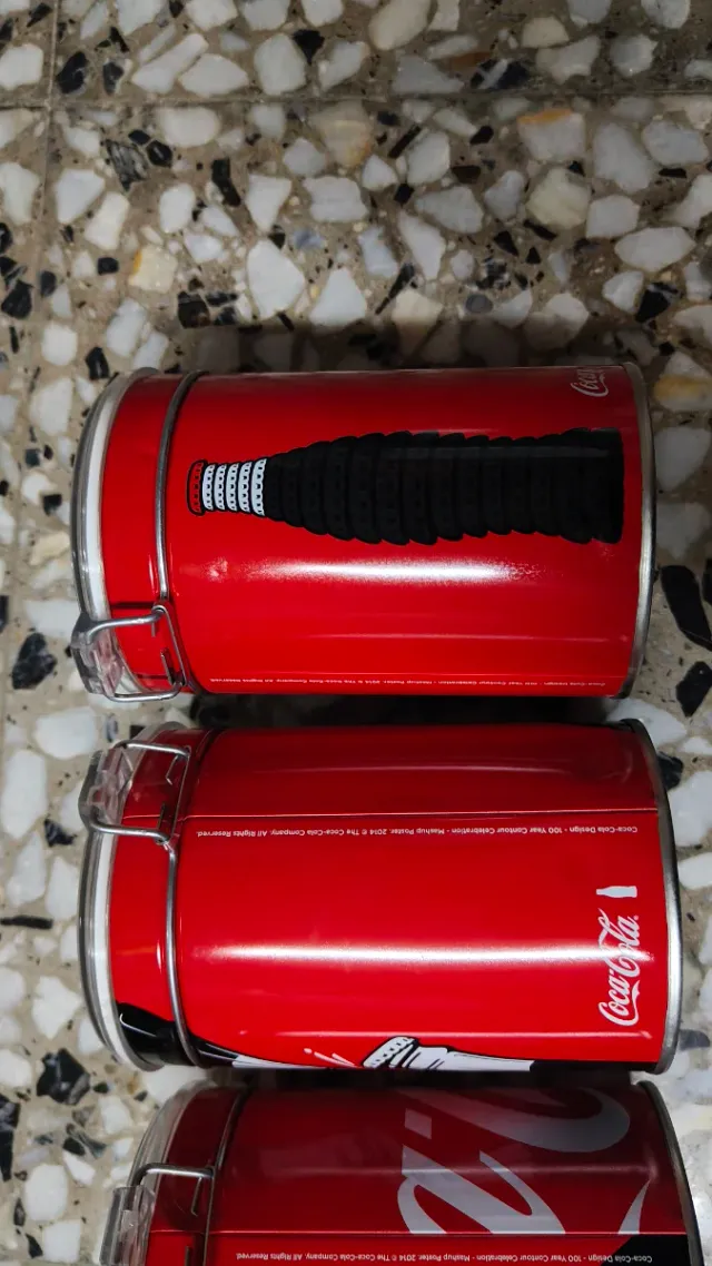 Set di 3 lattine Coca-Cola