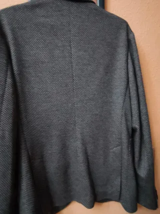 Chaqueta hombre Mango Gris Texturizada