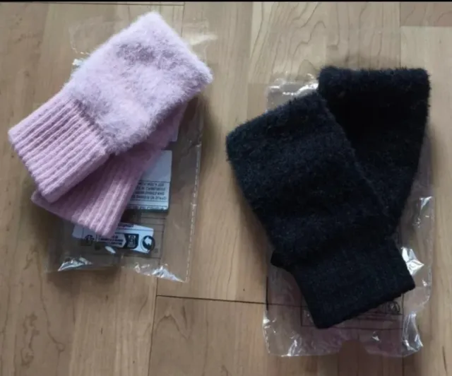 Guantes de pelo suave muy bonitos.