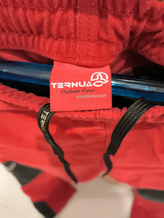 Pantalón Montaña Mujer Talla M Rojo/Negro