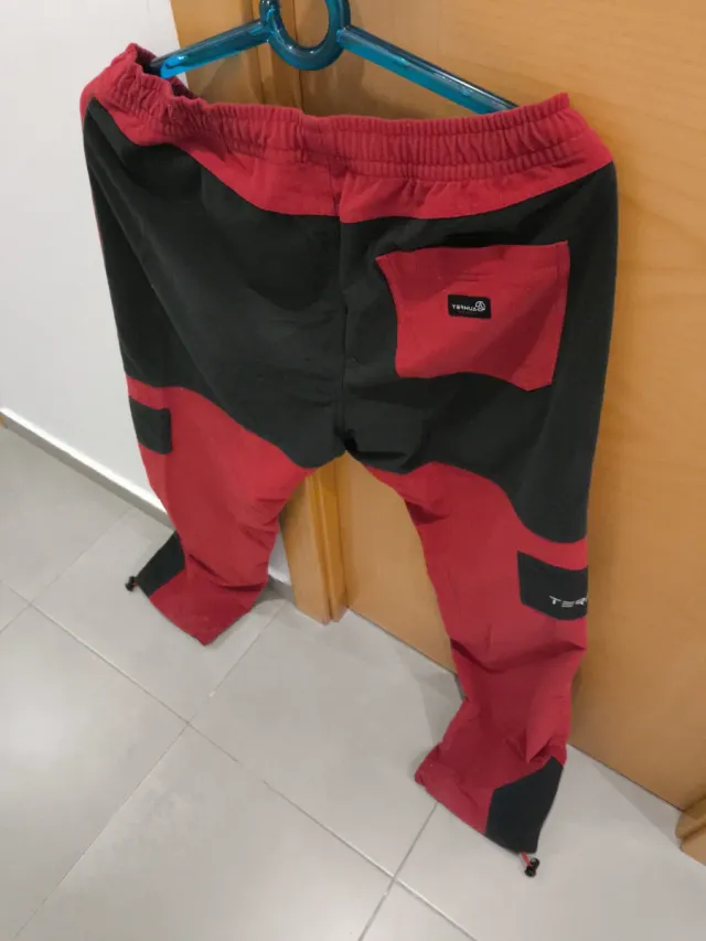 Pantalón Montaña Mujer Talla M Rojo/Negro