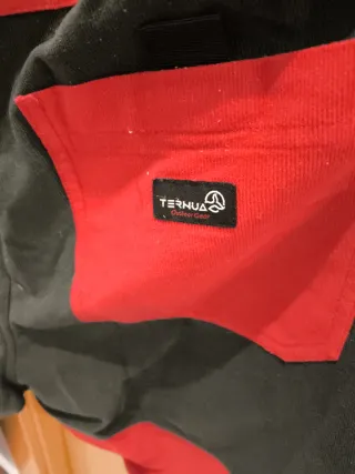 Pantalón Montaña Mujer Talla M Rojo/Negro