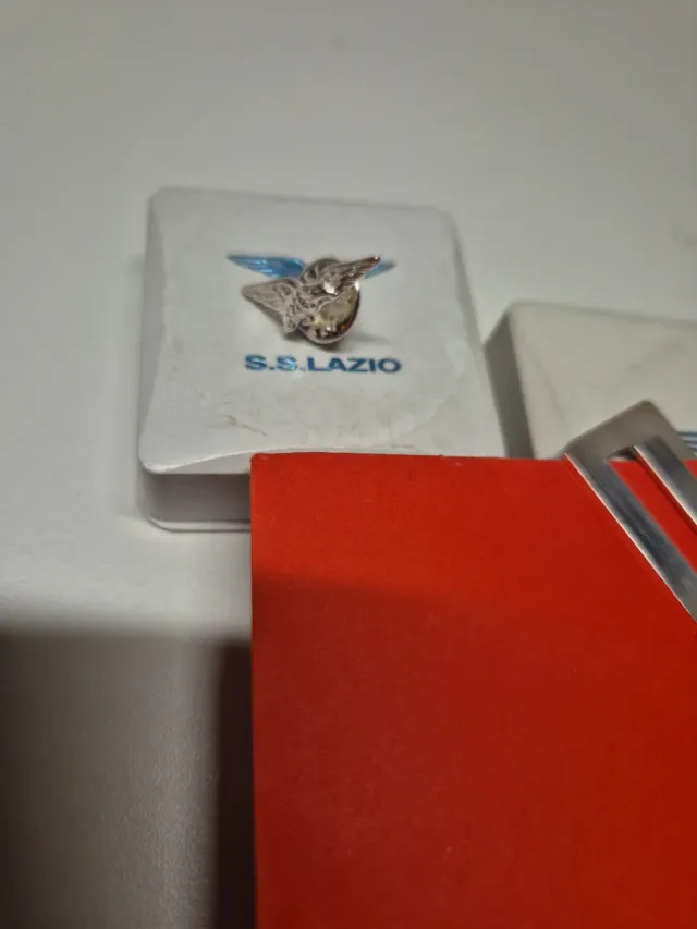 Spilletta e fermacarte SS Lazio