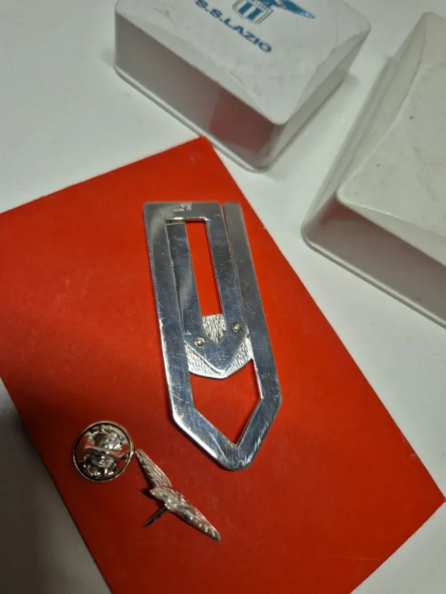 Spilletta e fermacarte SS Lazio