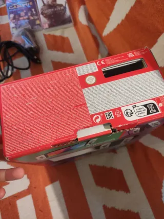 Nintendo Switch OLED Blanca + Juegos