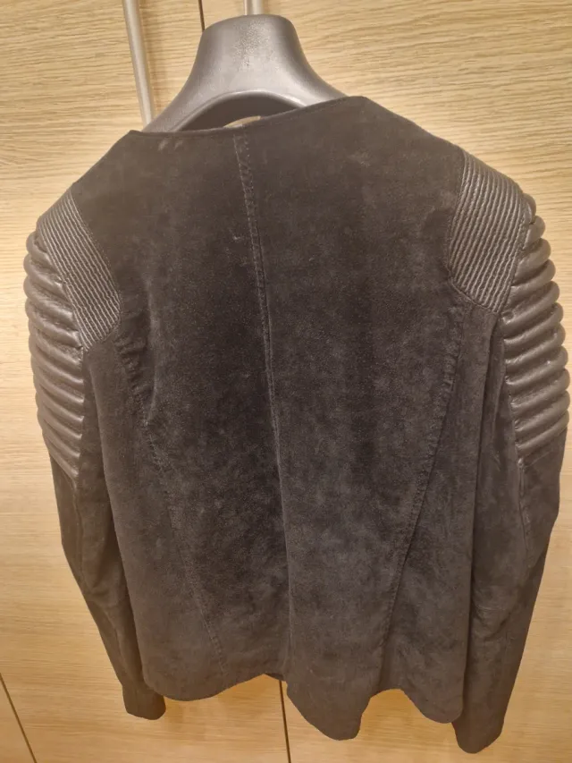 Giacca  Pelle Nera Taglia M