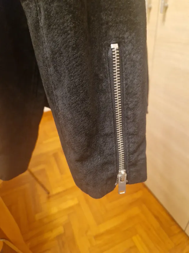 Giacca  Pelle Nera Taglia M