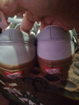 Vans Talla 38 grises y negras