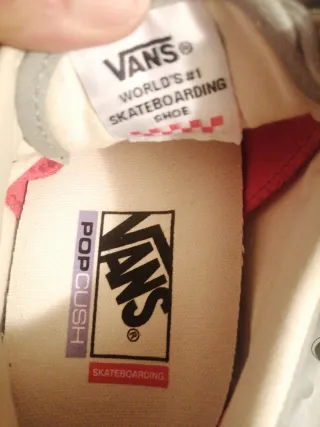 Vans Talla 38 grises y negras