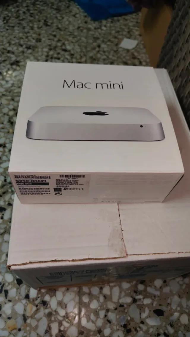 Scatola Mac mini Apple Argento