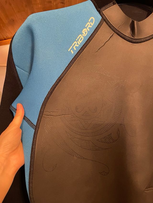 Traje de Neopreno Tribord Azul/Negro