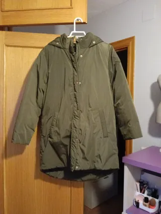 Chaqueta niña verde oliva talla 11-12