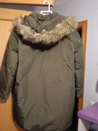 Chaqueta niña verde oliva talla 11-12