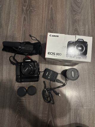 Canon 80D + Accesorios
