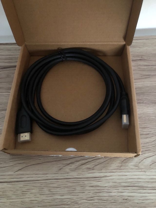 Cabo DisplayPort para HDMI Preto