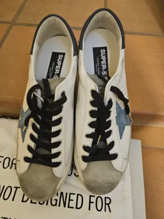 Zapatillas Golden Goose Azul y Blanco