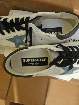 Zapatillas Golden Goose Azul y Blanco