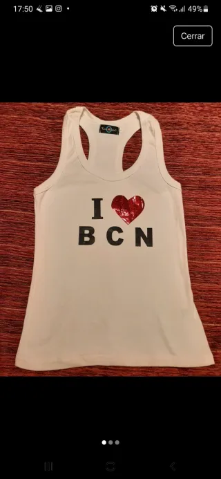 Camiseta I Love BCN Talla L