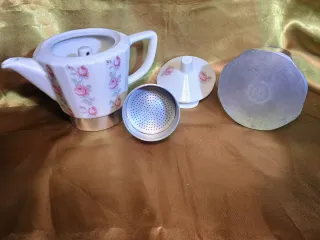 Moka in porcellana decorata