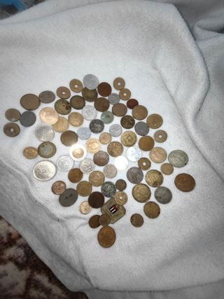 Colección monedas varios países 75 monedas