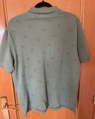 Polo Springfield perro verde talla M