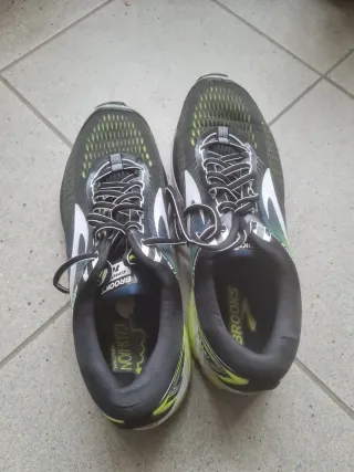 Scarpe running uomo Brooks nere/verdi