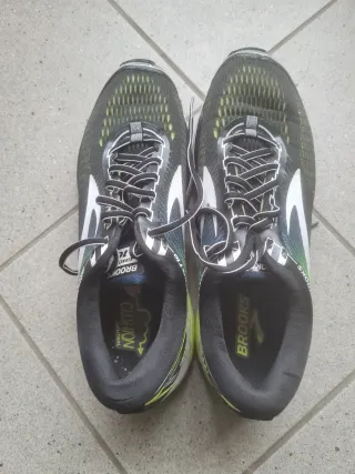 Scarpe running uomo Brooks nere/verdi