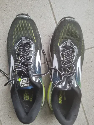 Scarpe running uomo Brooks nere/verdi