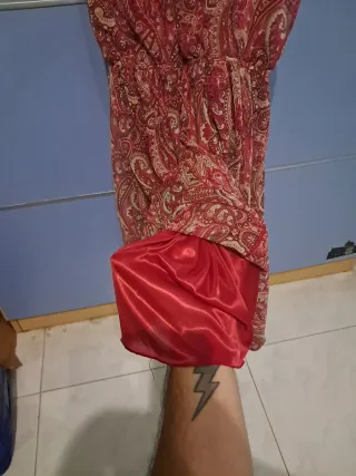 Vestido Bershka estampado