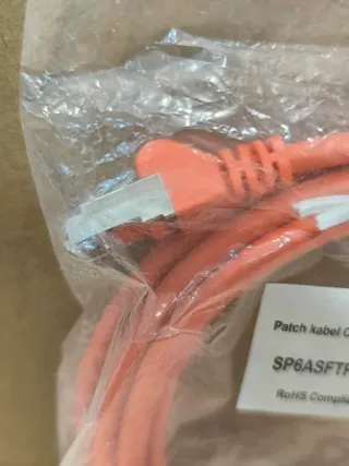 Cavo Patch PremiumCord Cat 6a S/FTP Arancia 2m