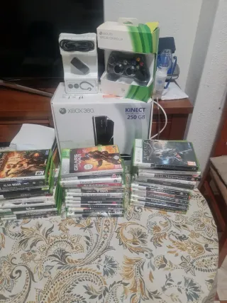 Xbox 360 Kinect Edición Caja Original + 63 Juegos