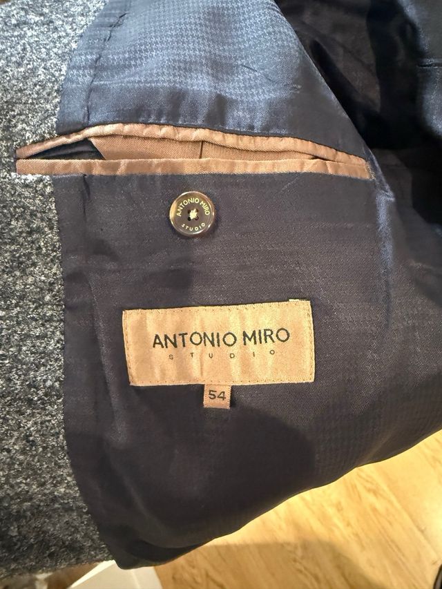 Americana lana gris/negro Antonio Miro