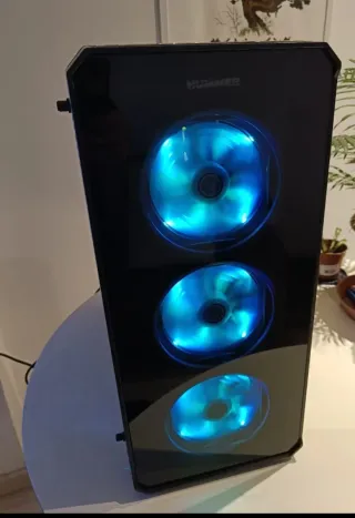 PC Gaming/Trabajo Negro y Multicolor