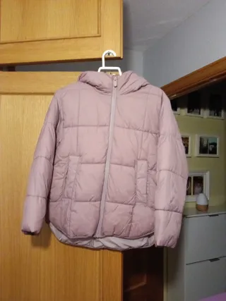 Chaqueta acolchada niña rosa Talla 10