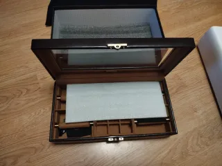 Relojero / Corbatero Marrón y Negro