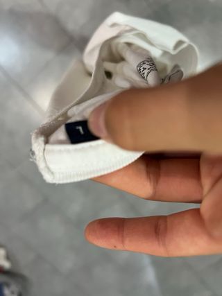 Camiseta Jack & Jones blanca plumas