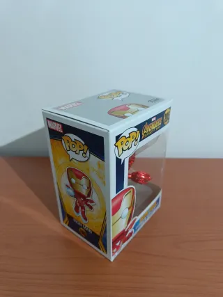 Funko Pop Iron Man Cromado Rojo Marvel 285