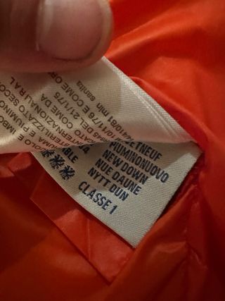 Chaqueta Moncler Marrón y Naranja