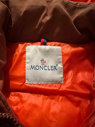 Chaqueta Moncler Marrón y Naranja