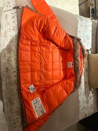 Chaqueta Moncler Marrón y Naranja