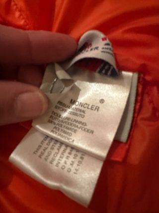 Chaqueta Moncler Marrón y Naranja