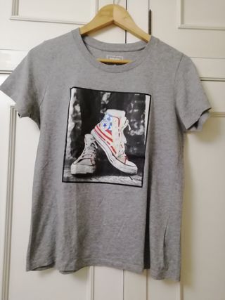 Camiseta Converse Gris