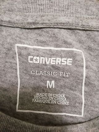 Camiseta Converse Gris