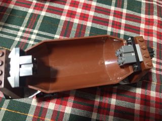 Lego Tren vagón porta áridos set 3677