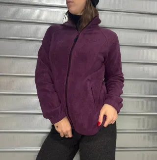 Giacca pile Columbia donna viola