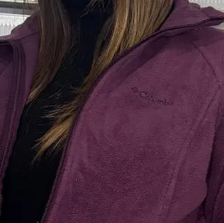 Giacca pile Columbia donna viola