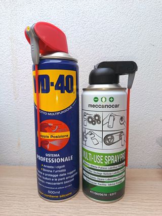 WD40 500 ml. + Meccanocar 400 ml. pari prestazioni