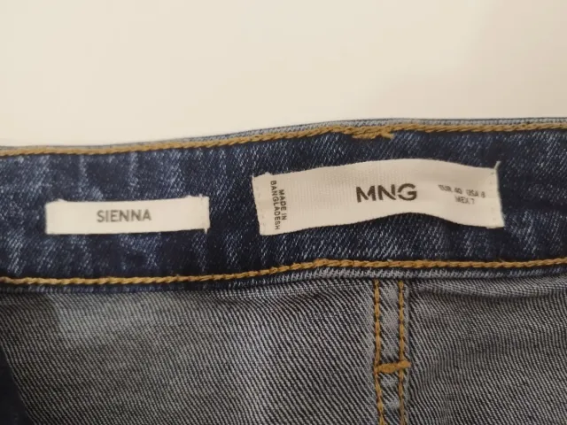 Pantalón vaquero Mango azul