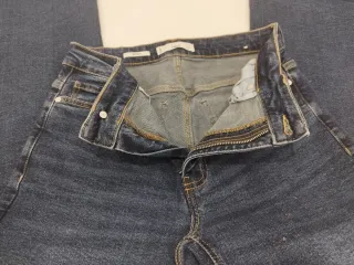 Pantalón vaquero Mango azul